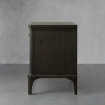 St. Martin Open Oak Nightstand Traditional Bedside table with Soft-Close Drawer - Image 3