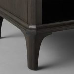 St. Martin Open Oak Nightstand Traditional Bedside table with Soft-Close Drawer - Image 4