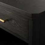St. Martin Open Oak Nightstand Traditional Bedside table with Soft-Close Drawer - Image 5
