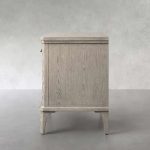 St. Martin Open Oak Nightstand Traditional Bedside table with Soft-Close Drawer - Image 8