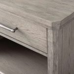 St. Martin Open Oak Nightstand Traditional Bedside table with Soft-Close Drawer - Image 9