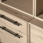 Sullivan Large Modular Bookcase Wood Living Room Tall Cabinet with File Drawers - Image 5