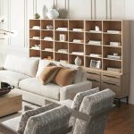 Sullivan Large Modular Bookcase Wood Living Room Tall Cabinet with File Drawers - Image 2