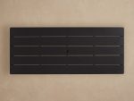 Surrey Outdoor Dining Table Modern Black Rectangular Dining Table - Image 3