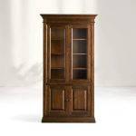 Tuscany Italian Crafted Wood Display Storage Cabinet With Glass Door - Image 4