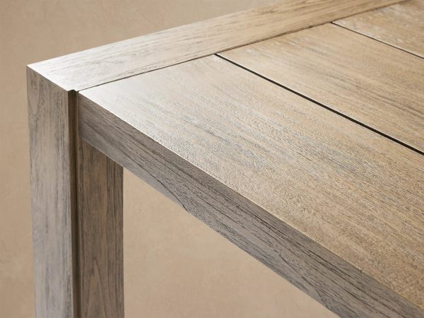 Canyon Natural Teak Outdoor Dining Table Rectangular Outdoor Dining Table - Image 6