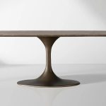 Aero Marble Stone Top Dining Table with Launette Steel Base Luxury Tulip Dining Table - Image 3