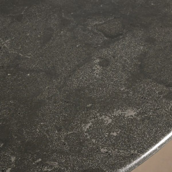Finnley Round Marble Stone Top With Wood Plinth Bases - Image 4