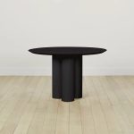 Reade Round Ash Wood Dining Table with Columnar Legs - Image 7