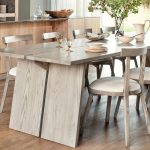 Carlisy Ash Wood Rectangle Dining Table Rural Style - Image 3