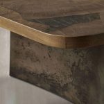 Pola Wood Coffee Table Wabi-Sabi Living Room Center Tea Table - Image 4