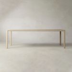 Ford Ash Wood Rectangle Dining Table Modern Rural Parsons Style - Image 9