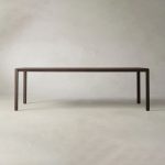 Ford Ash Wood Rectangle Dining Table Modern Rural Parsons Style - Image 11