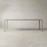 Ford Ash Wood Rectangle Dining Table Modern Rural Parsons Style - Image 13