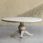 Girardi Margherita Bell'Arte Round Wood Dining Table Antique Vintage Distressed Furniture - Image 7