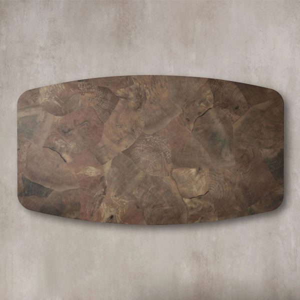 Pola Wood Coffee Table Wabi-Sabi Living Room Center Tea Table - Image 5