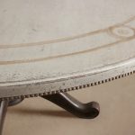 Girardi Margherita Bell'Arte Round Wood Dining Table Antique Vintage Distressed Furniture - Image 4