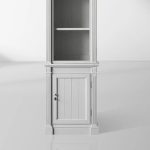 Athens Narrow Bookcase Single Row Display Cabinet - Image 5