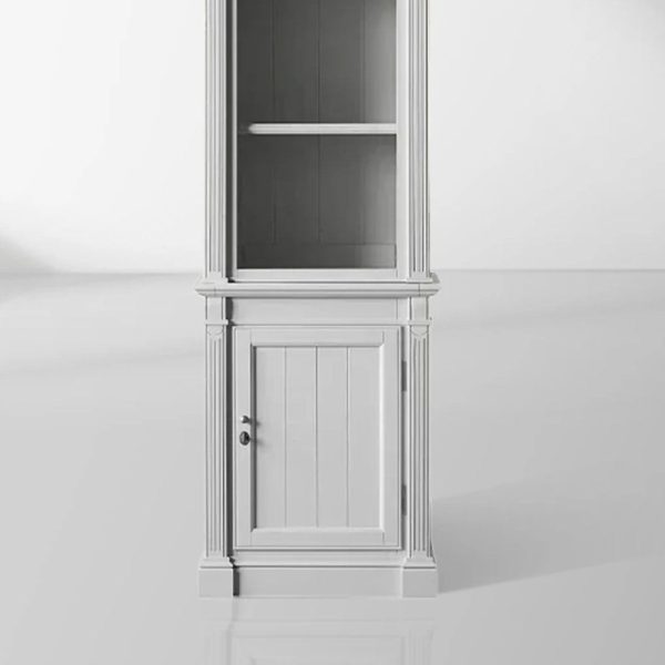 Athens Narrow Bookcase Single Row Display Cabinet - Image 5