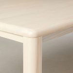 Ford Ash Wood Rectangle Dining Table Modern Rural Parsons Style - Image 5