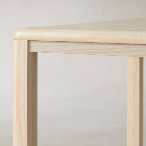 Ford Ash Wood Rectangle Dining Table Modern Rural Parsons Style - Image 6