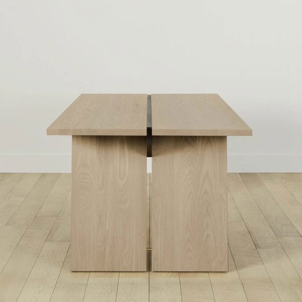 Carlisy Ash Wood Rectangle Dining Table Rural Style - Image 4