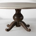 Girardi Margherita Bell'Arte Round Wood Dining Table Antique Vintage Distressed Furniture - Image 2