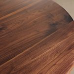 Modern Simplicity Jacob Round Dining Tablewith Vertex Solid Iron Base - Image 4