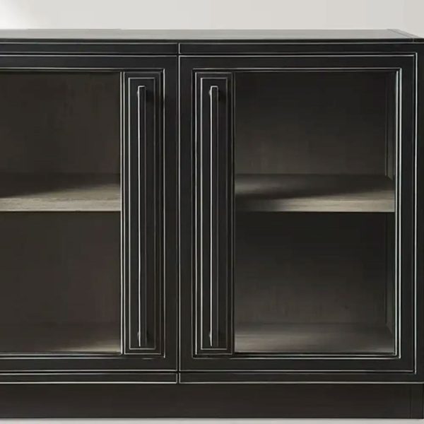 Factory Small Cabinet with Tempered Glass Doors - Image 4