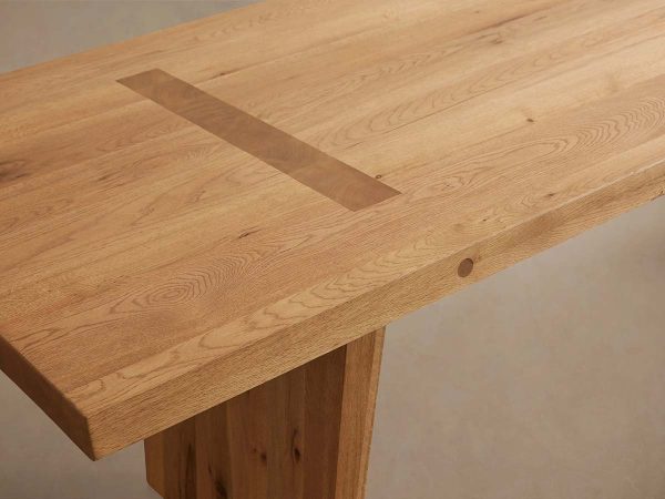 Panta Rectangle Dining Table with Romanian Oak Wood - Image 3