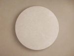 Saint Germain Round Dining Table with Carrara Marble Top Wood Toulouse Base - Image 6
