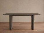 Saint Germain Wood Rectangle Dining Table with Solid Oak Top Rennes Base - Image 3