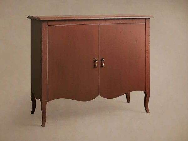 Varzi Hand-Painted Wood Storage Sideboard Antique Buffet Cabinet Tanganika - Image 2