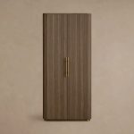 Finnley Wood Tall Cabinet Living Room Country Storage Cabinet with Doors