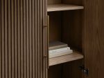 Finnley Wood Tall Cabinet Living Room Country Storage Cabinet with Doors - Image 3