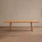 Panta Rectangle Dining Table with Romanian Oak Wood