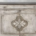 Messina Center Floral Bell'Arte Sideboard Buffet Table Wood Living Room Entryways Cabinet - Image 4