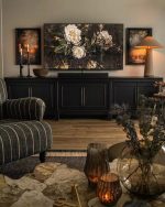 Rowan Entrance Storage Cabinet Wood TV Stand Unit Modern Sideboard with Doors - Image 3
