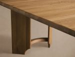 Jolson Wood Rectangular Extension Dining Table with Honey Finish & Dual 20" Leaves - Image 4