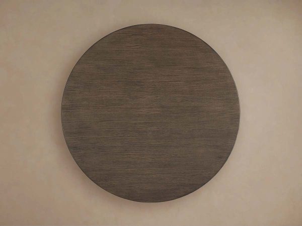Saint Germain Round Wood Dining Table with Solid Oak Top Natural Wood Toulouse Base - Image 6