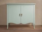 Varzi Hand-Painted Wood Storage Sideboard Antique Buffet Cabinet Tanganika - Image 6