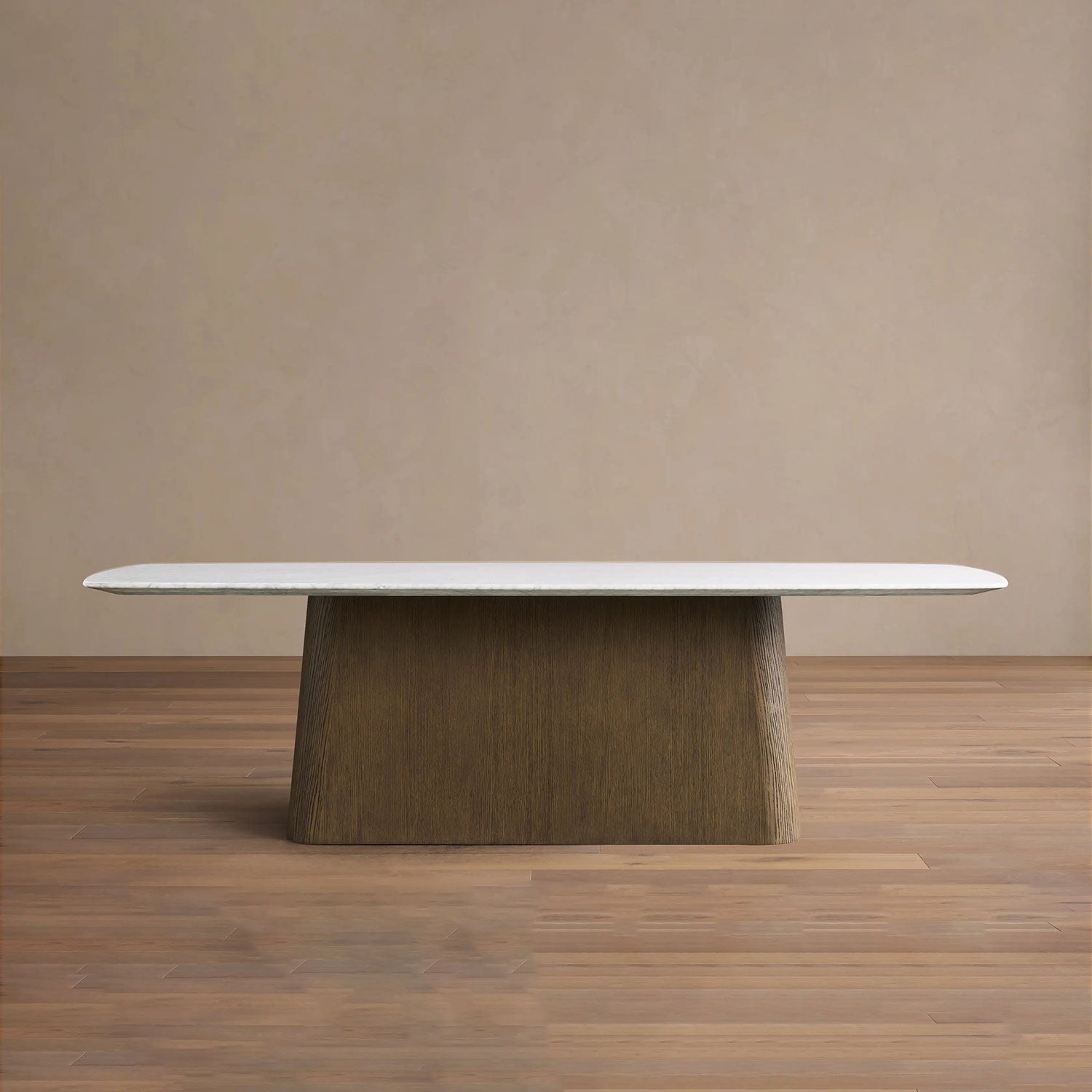 fsvdsdvsdf543tsvdsvsdv.jpg Saint Germain Stone Dining Table with Natural Stone Marble Wood Toulouse Base - Image 1