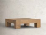 Paxton Oak Coffee Table Modern Living Room Center Tea Table Wood Cocktail Table - Image 6