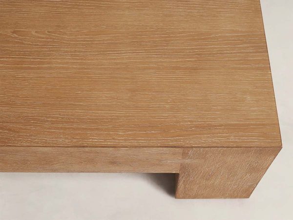Paxton Oak Coffee Table Modern Living Room Center Tea Table Wood Cocktail Table - Image 7