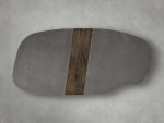 Nicco Lava Stone Top Coffee Table Wood Base Cocktail Table Living Room Luxury Center Tea Table - Image 4