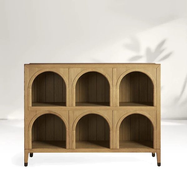 Hattie Solid Oak Arched Storage Cabinet - Image 6