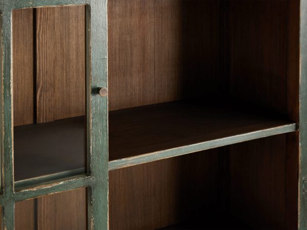 Merritt Solid Pine Tall Display Cabinet For Living Rooms Dining Areas Entryways - Image 6