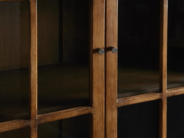 Merritt Solid Pine Tall Display Cabinet For Living Rooms Dining Areas Entryways - Image 3