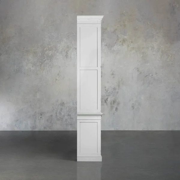 Athens Modular Single Wooden Display Cabinet with Glass-Front - Image 3