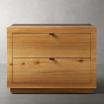 Acacius Closed Wood bedside Nightstand Yukas night side table 2 Drawers - Image 2